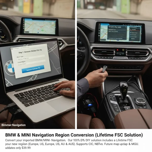BMW Navigation Region Conversion | 100% DIY (All Systems)